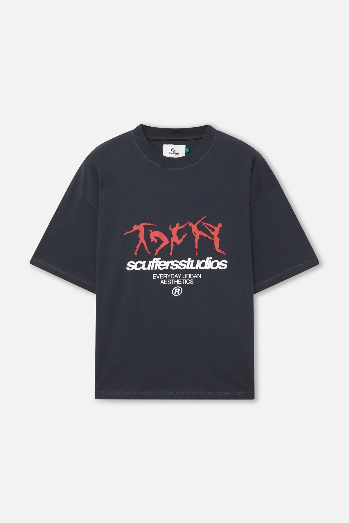 Scuffers Dancing Dark Black T-Shirt