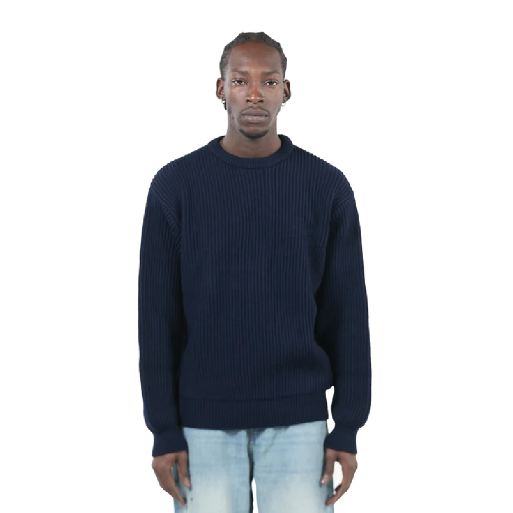 SIGHT Navy Knitted Sweater