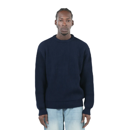 SIGHT Navy Knitted Sweater
