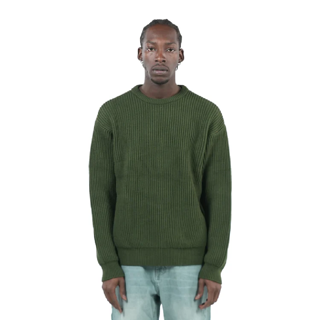 SIGHT Olive Knitted Sweater