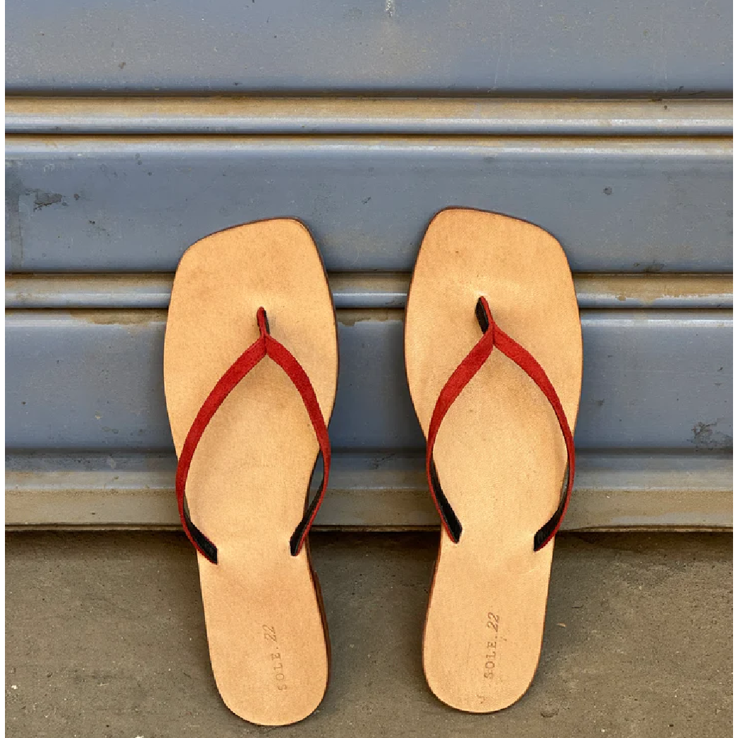 Sole 22 Carmina Red Slipper