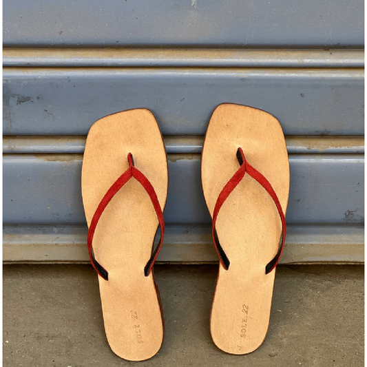 Sole 22 Carmen Red Slipper
