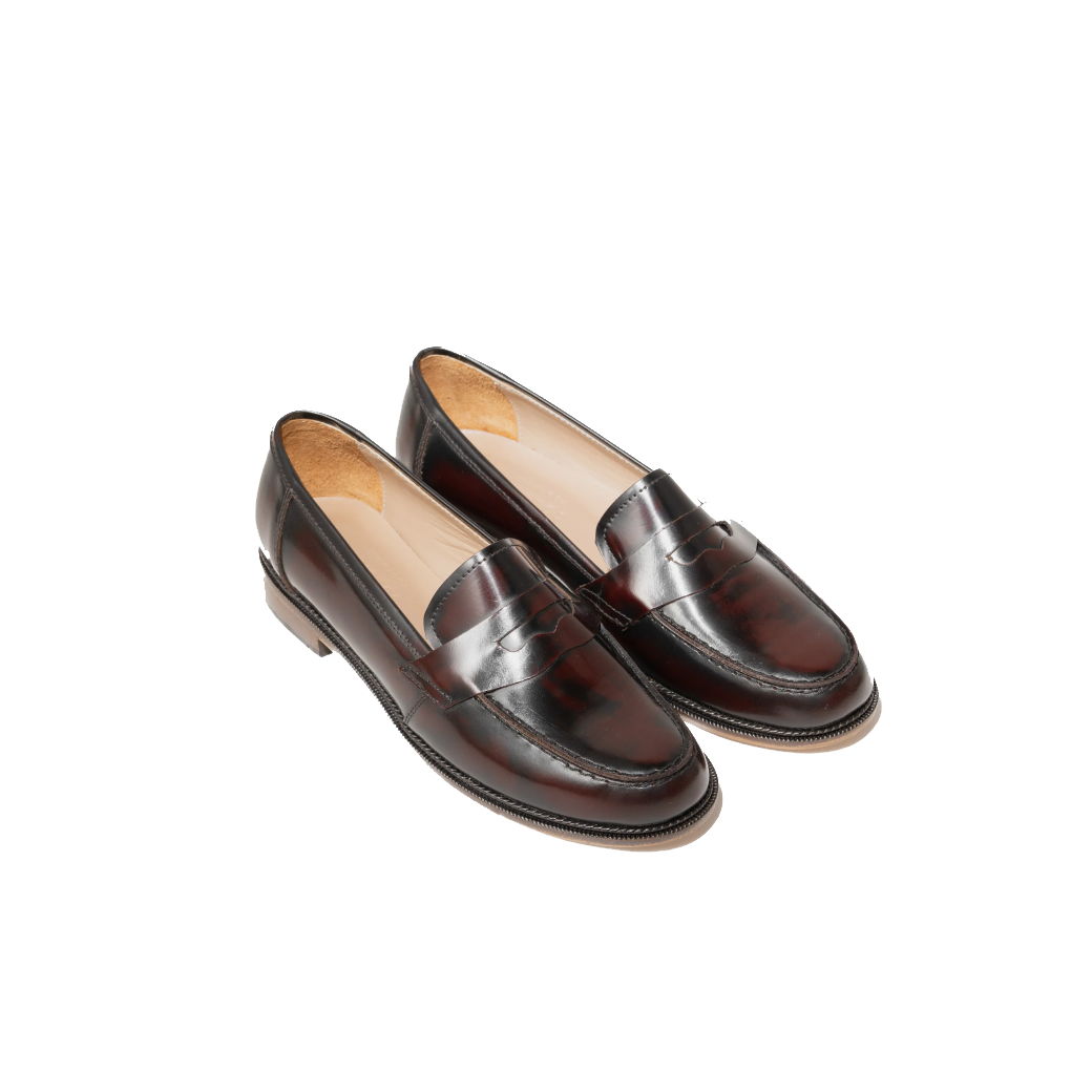 Sole 22 Linear Loafer Burgundy Phase