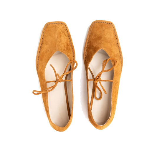 Sole 22 Quadra Mustard Suede
