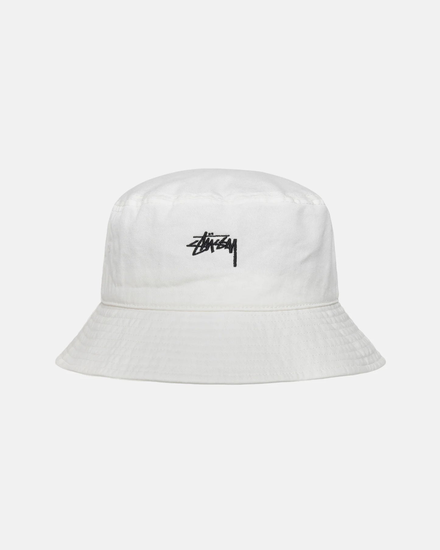 Stussy Stock Bucket Hat White