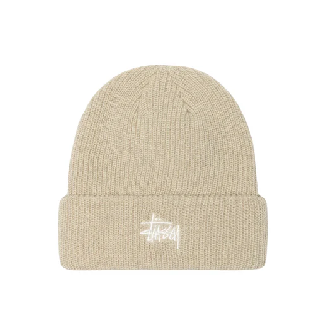 Stussy Basic Cuff Beanie Faded Tan