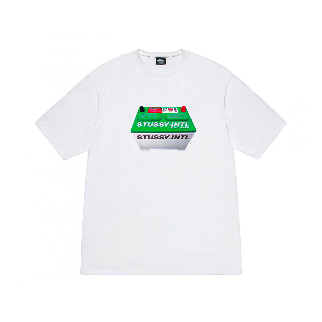 Stussy Battery White T-Shirt