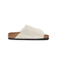 Stussy Birkenstock Solana Shearling Slide Bone