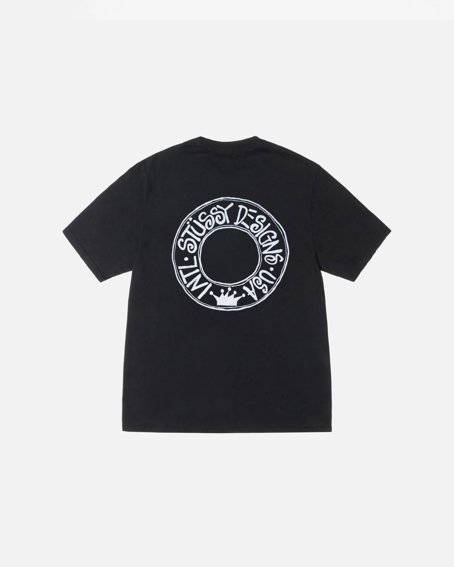 Stussy Buana Pigment Dyed Black T-Shirt