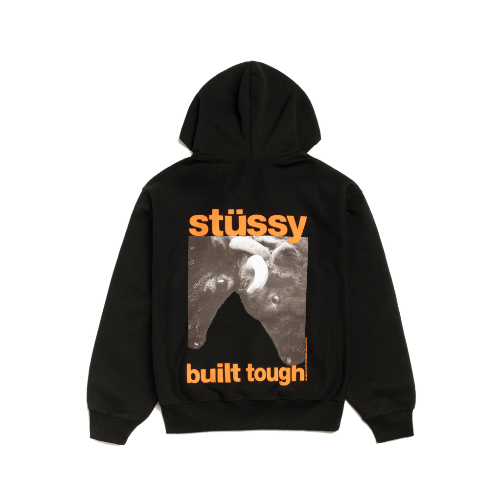 Stussy Built Tough Zip Hoodie Black