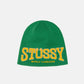 Stussy Burly Threads Skullcap Beanie Green