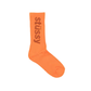 Stussy Helvetica Orange Socks