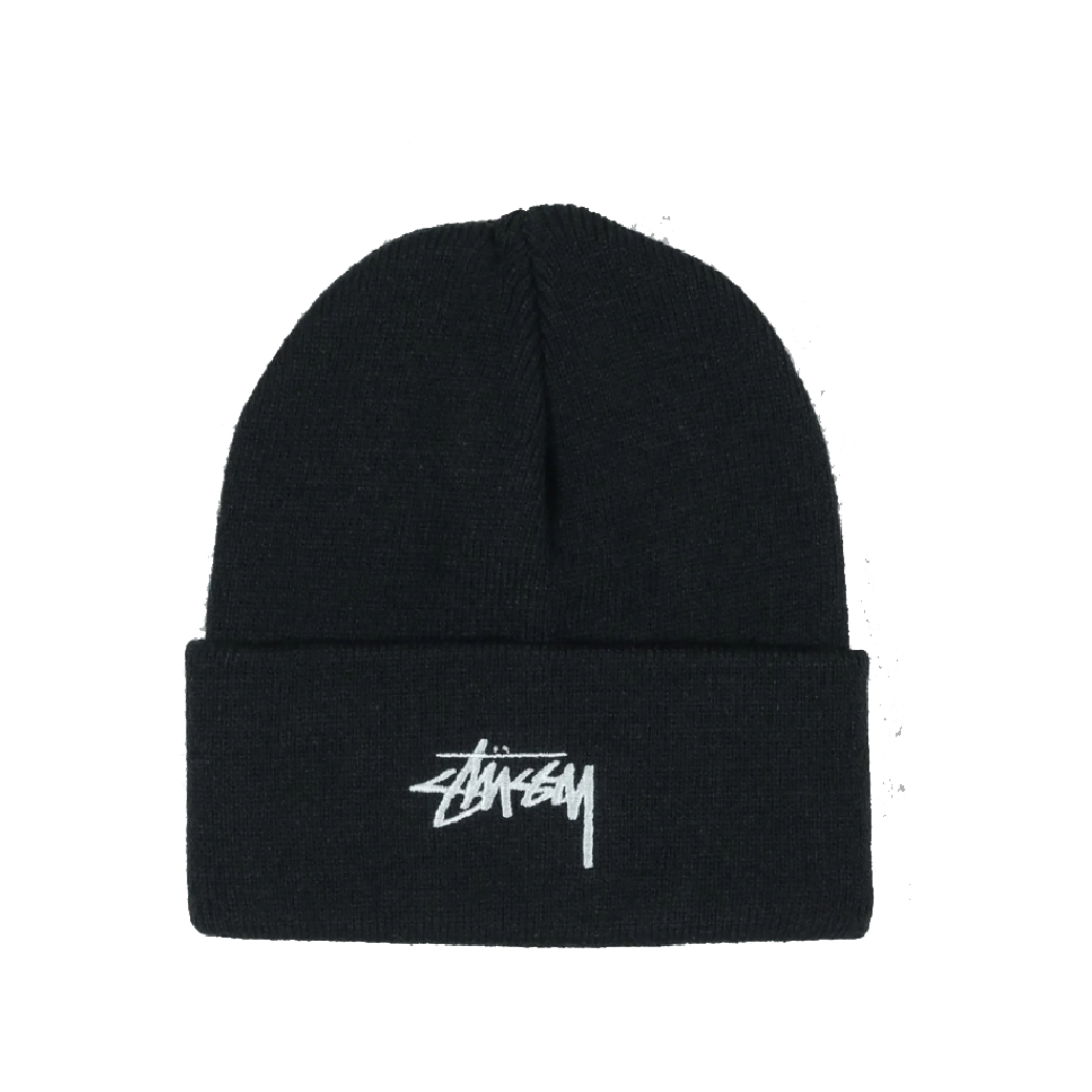 Stussy Stock Cuff Beanie Black