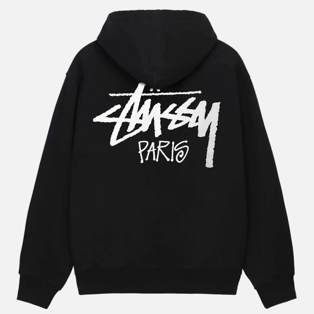 Stussy Stock Paris Black Hoodie