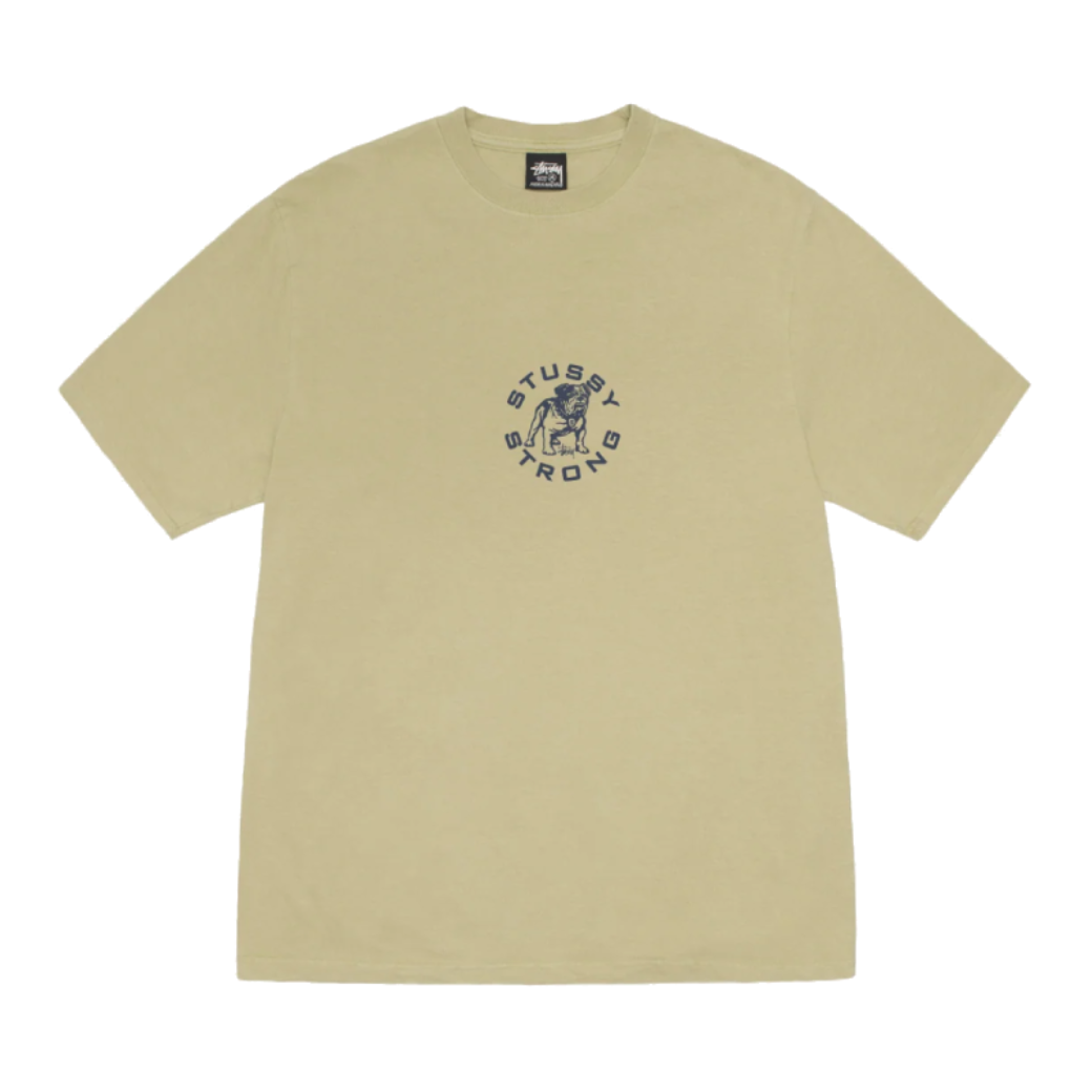 Stussy Strong Mac Pigment Dyed T-Shirt Cream