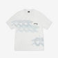 Stussy Low Tide Pigment Dyed White T-Shirt