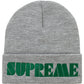 Supreme Stencil Heather Grey Beanie