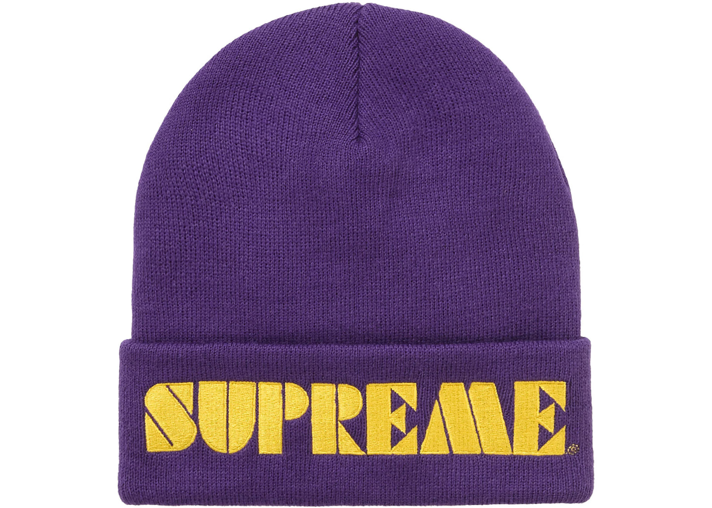 Supreme Stencil Purple Beanie