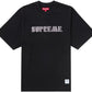 Supreme Stencil Embroidered Top Black T-Shirt