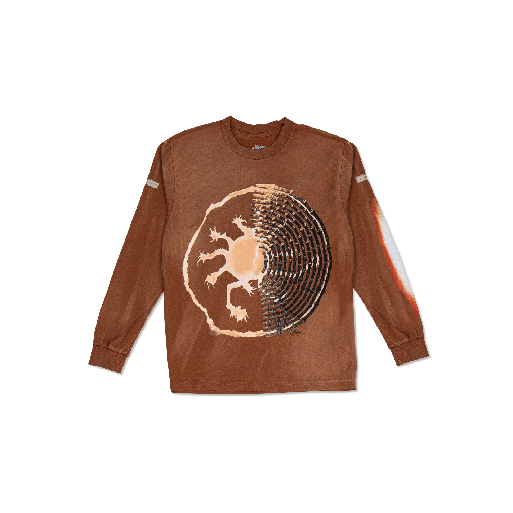 Travis Scott Longsleeve Brown T-Shirt