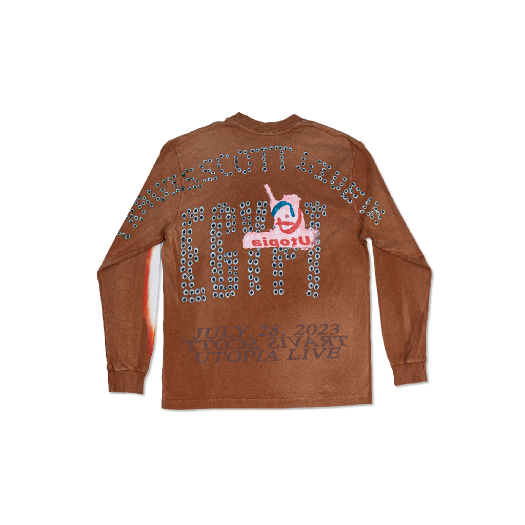 Travis Scott Longsleeve Brown T-Shirt