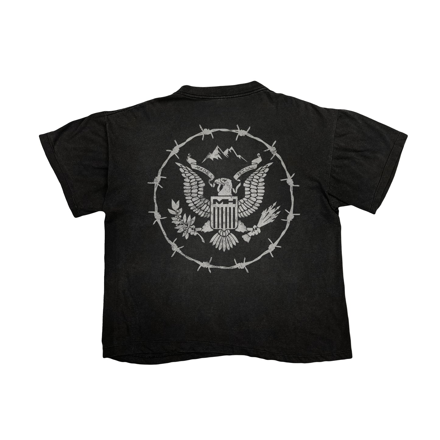 MADE HILL-U.S.M.H Black T-Shirt