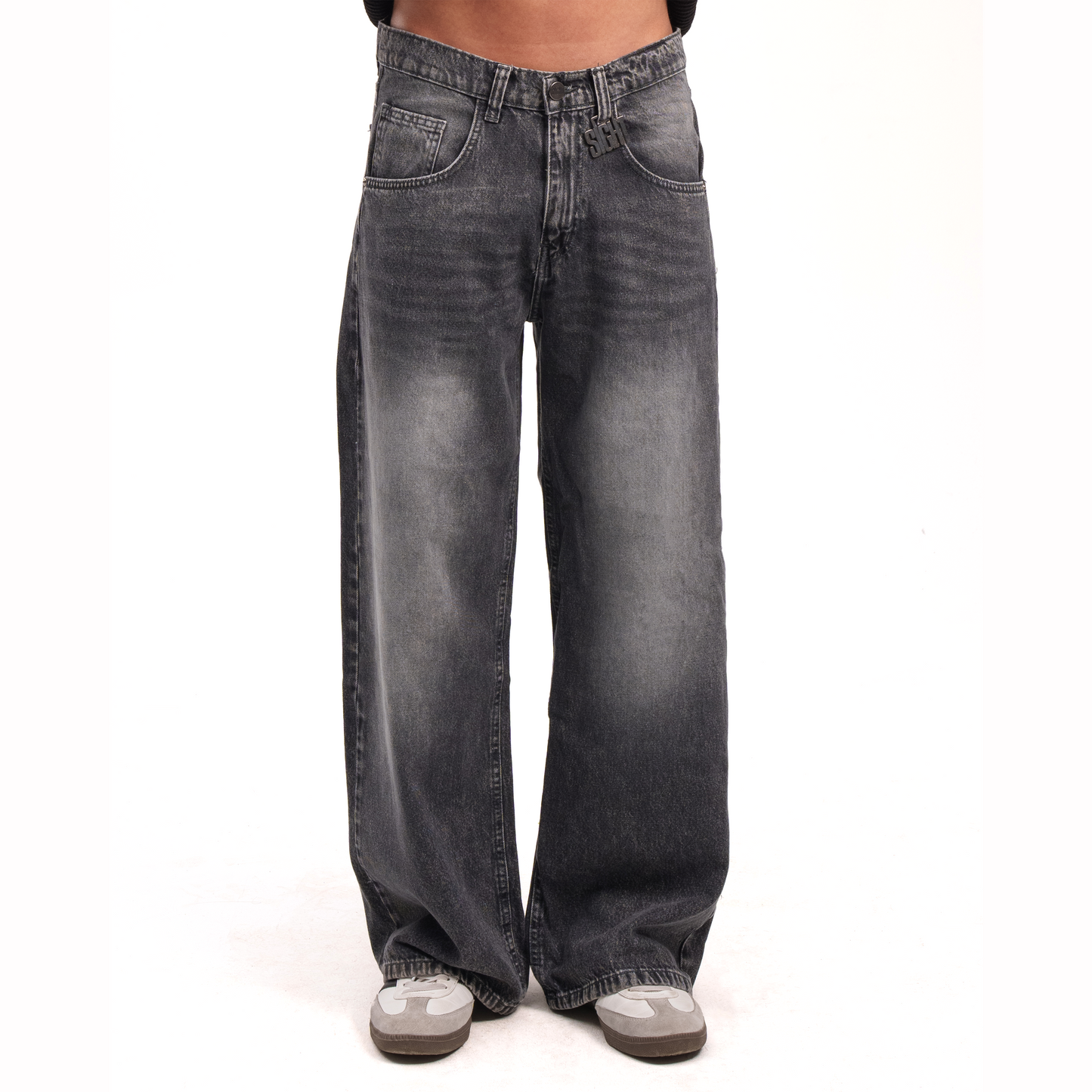 not SIGHT Graphite Grey Unisex Jeans