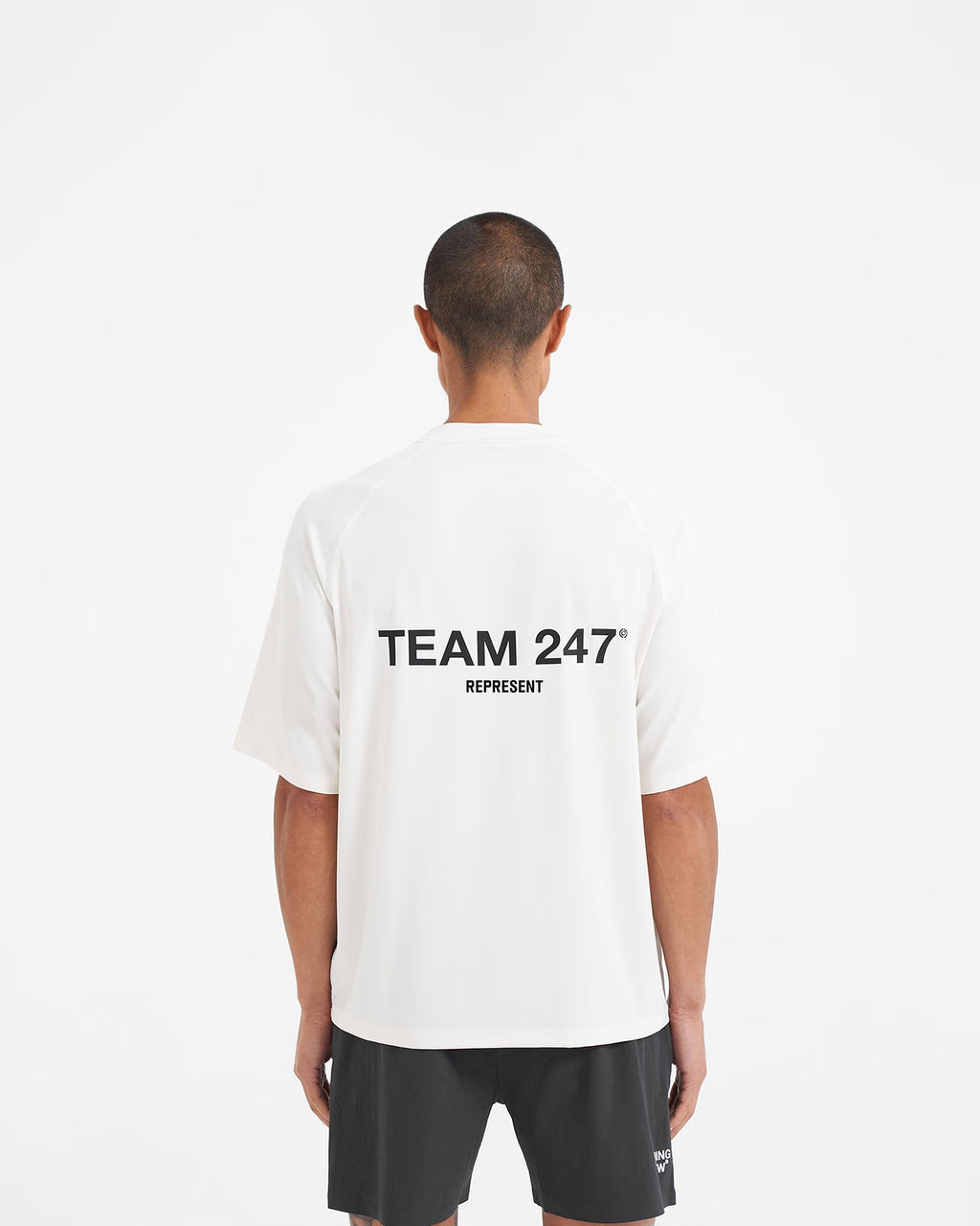 Represent Team 247 Oversized T-Shirt Flat White