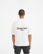 Represent Team 247 Oversized T-Shirt Flat White