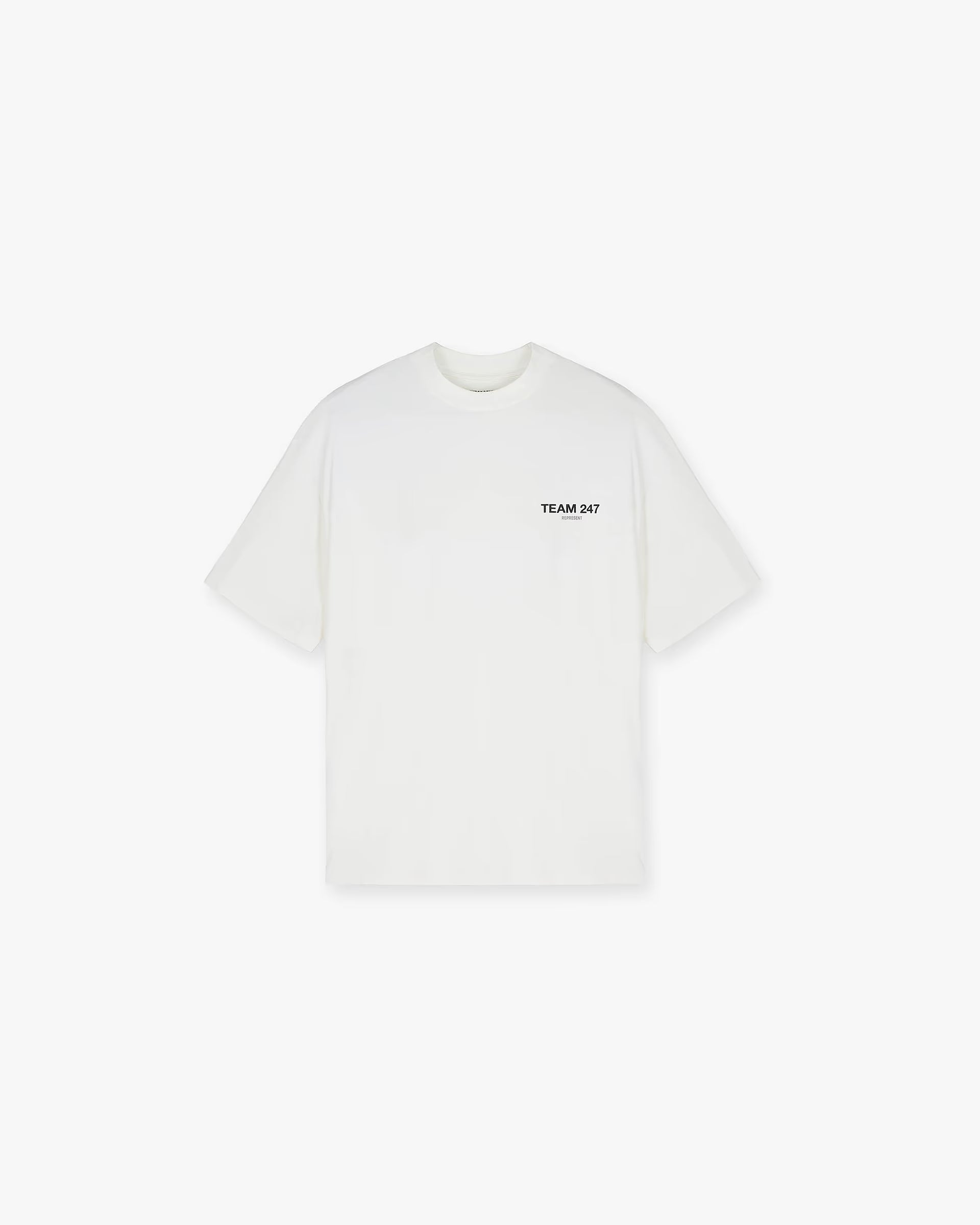 Represent Team 247 Oversized T-Shirt Flat White