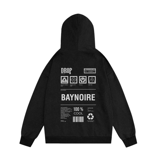 Baynoire X Drop Black Hoodie