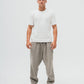 TakeOver Off White Basic Knit Tee
