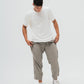 TakeOver Off White Basic Knit Tee