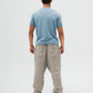 TakeOver Blue Grey Basic Knit Tee