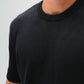 TakeOver Black Basic Knit Tee