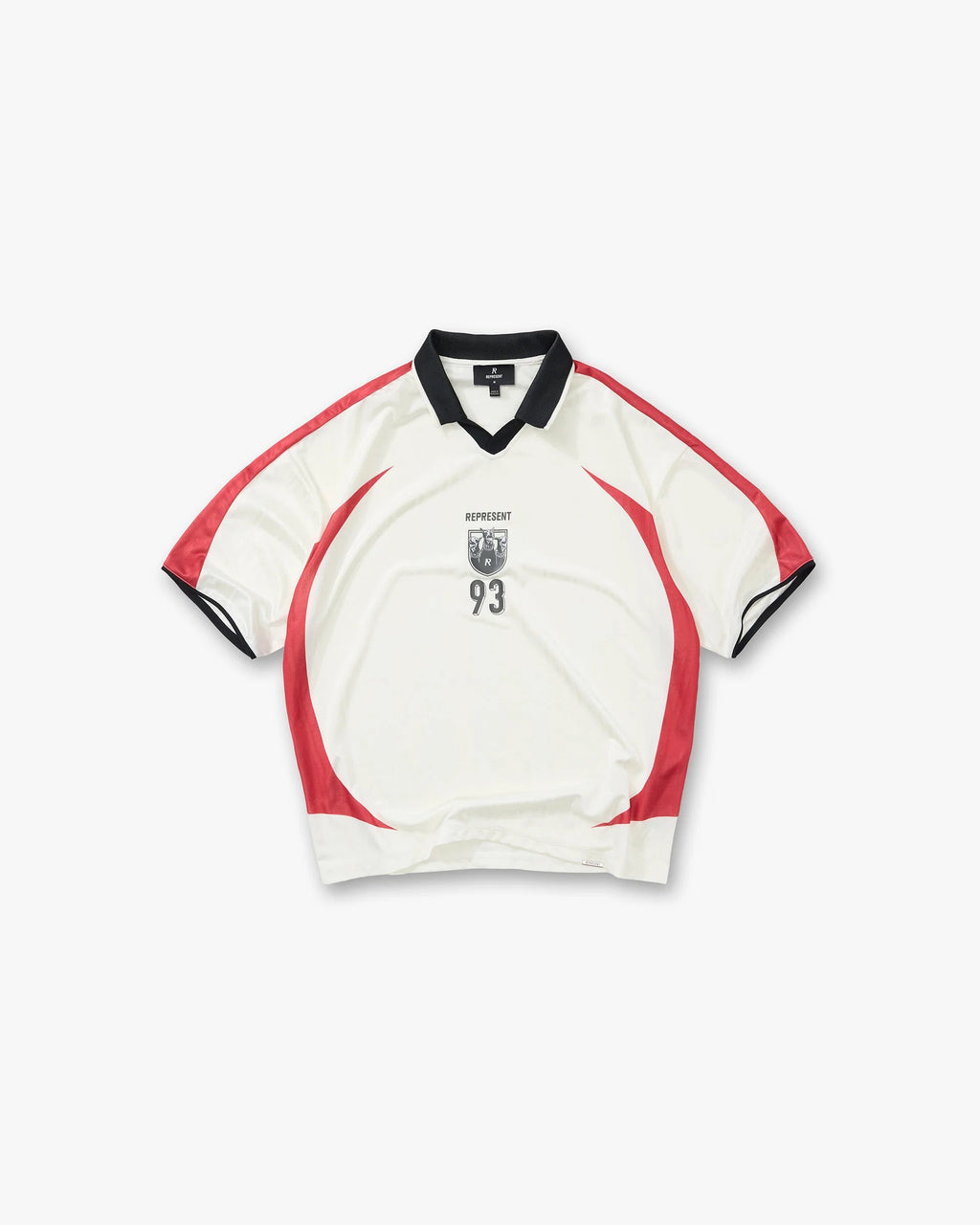 Represent Spike Football Flat White T-Shirt