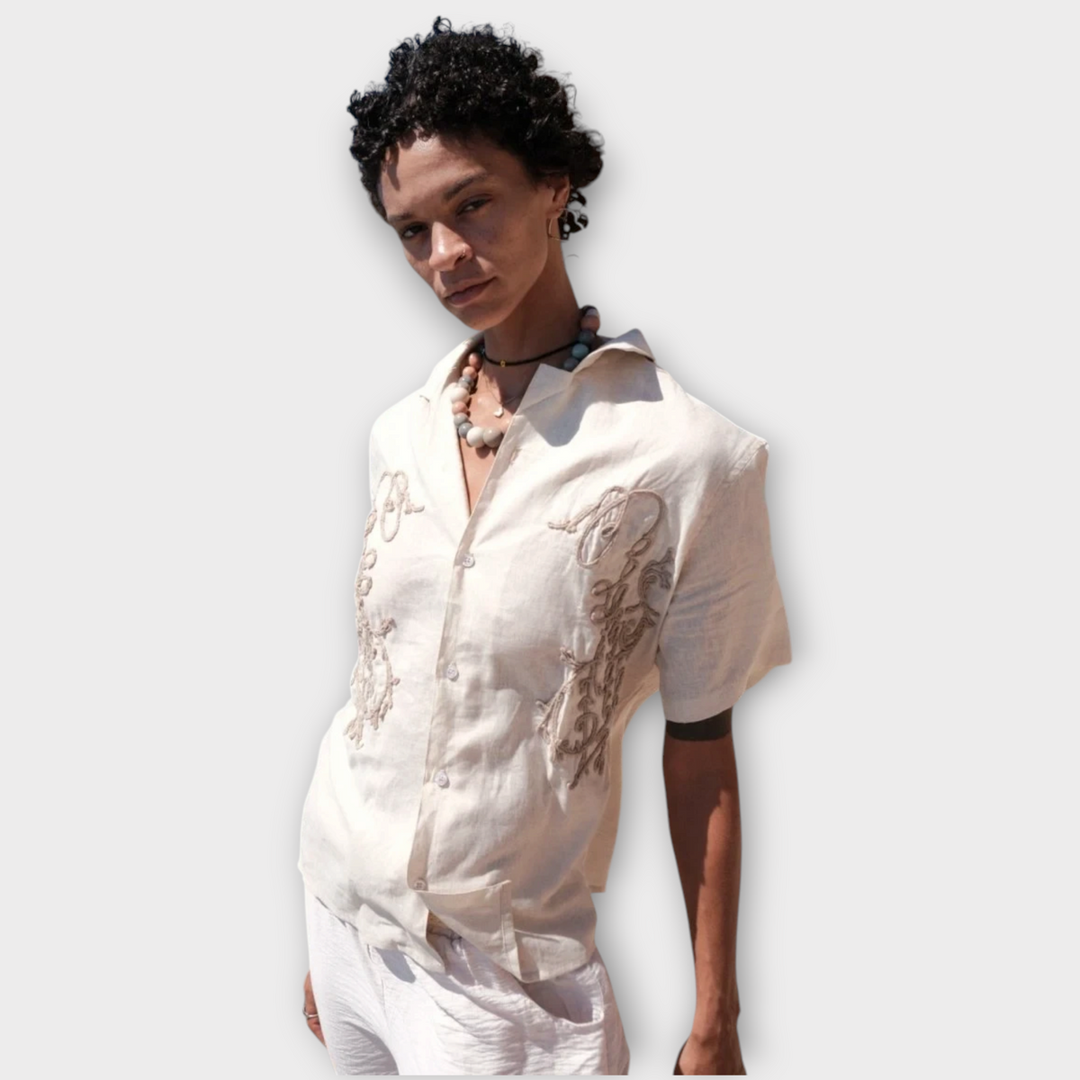 Anchor Linen Shirt, view 3