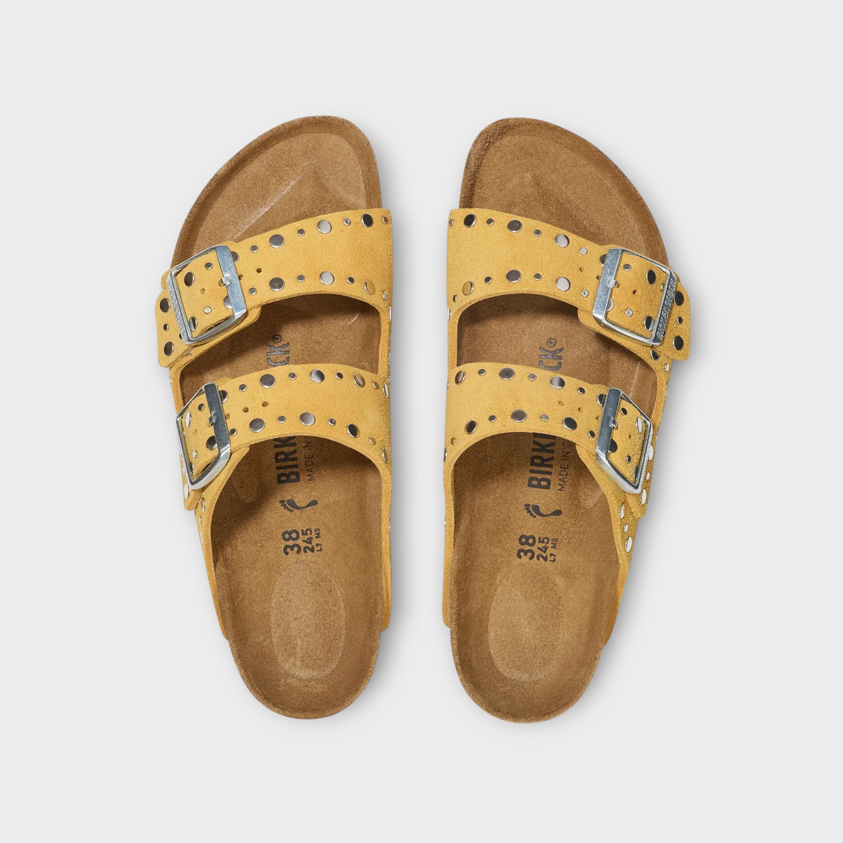 Arizona Rivet Studded Yellow, view 3