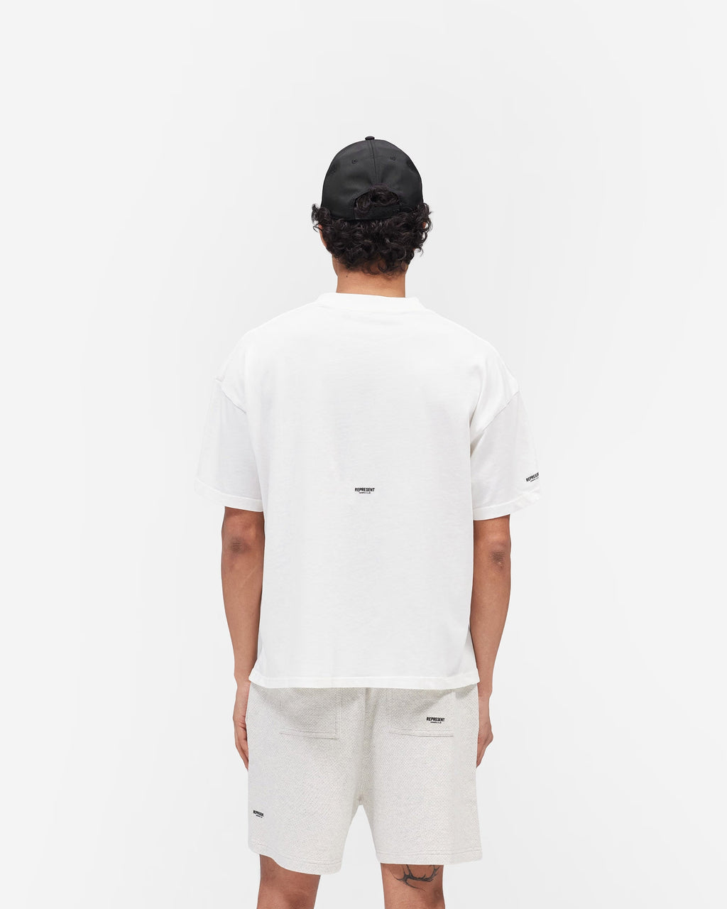 Represent Micro Owners Club Flat White T-Shirt