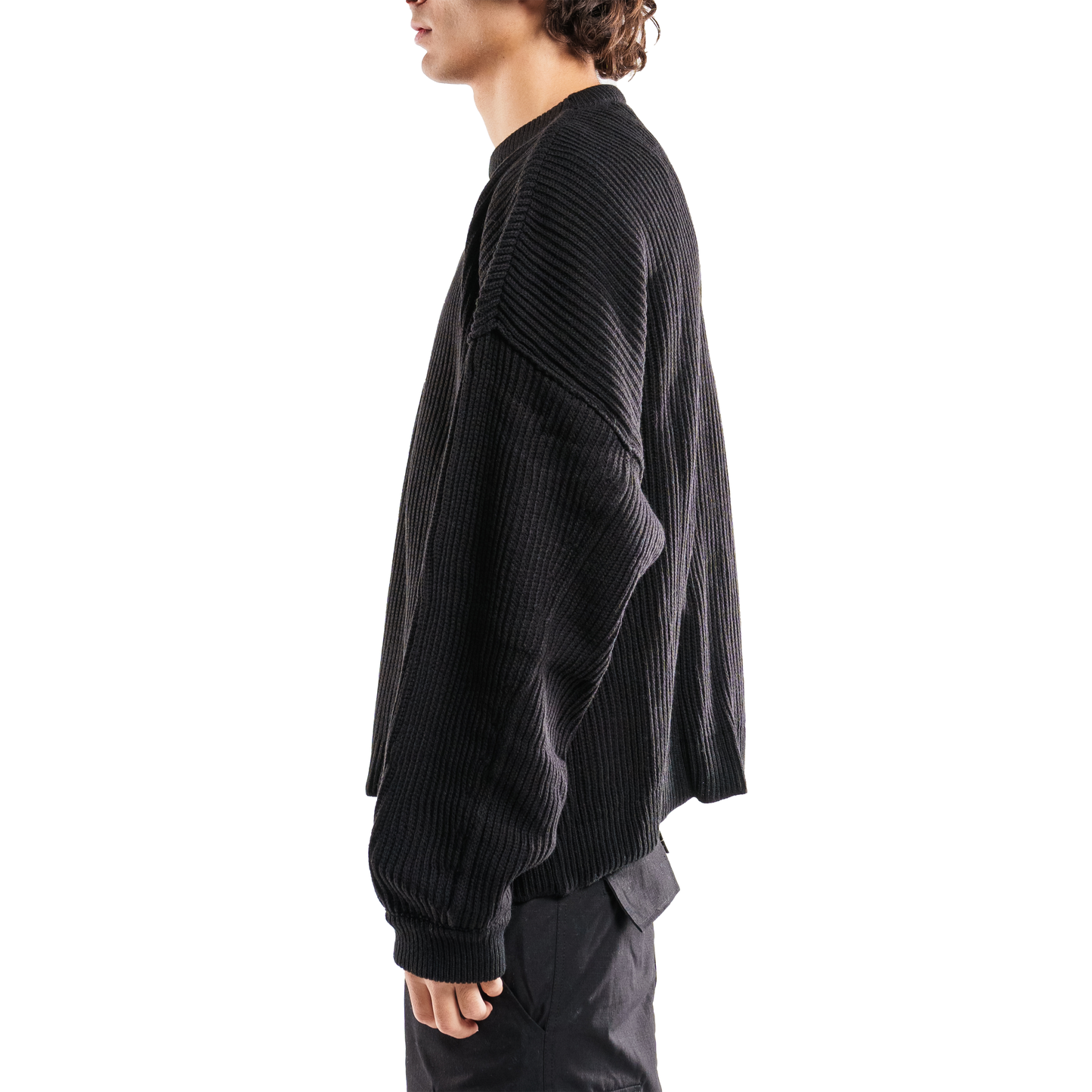 SIGHT Black Knit Sweater