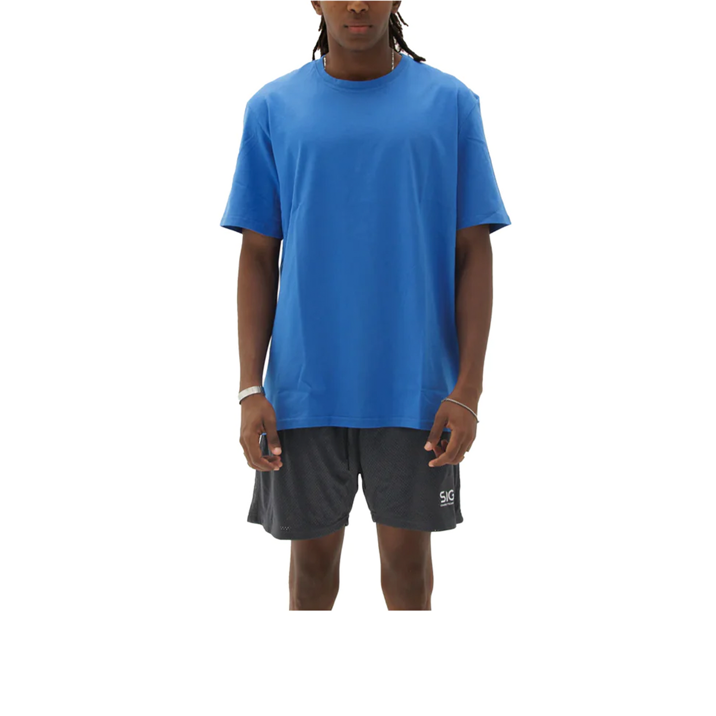 SIGHT Plain Blue T-Shirt