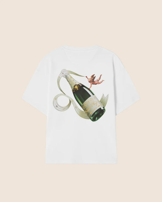 Nude Project Champagne Problems White T-Shirt