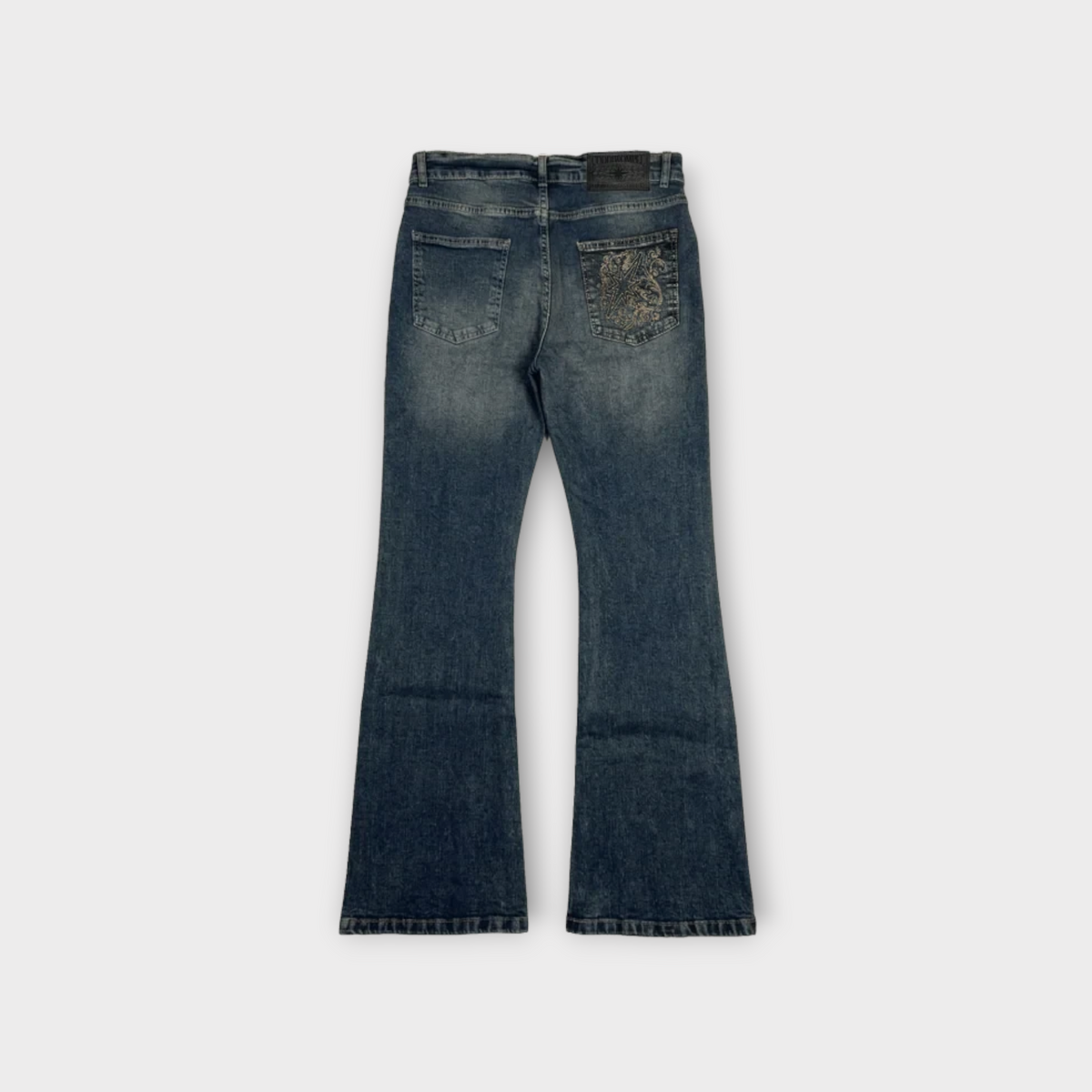 Flared Women Faded Jeans, view 1