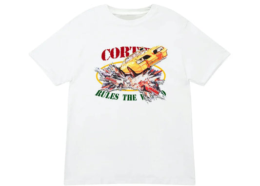 Corteiz Car Crash White T-Shirt