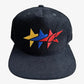 Corteiz Navy C-Star Corduroy Trucker Cap