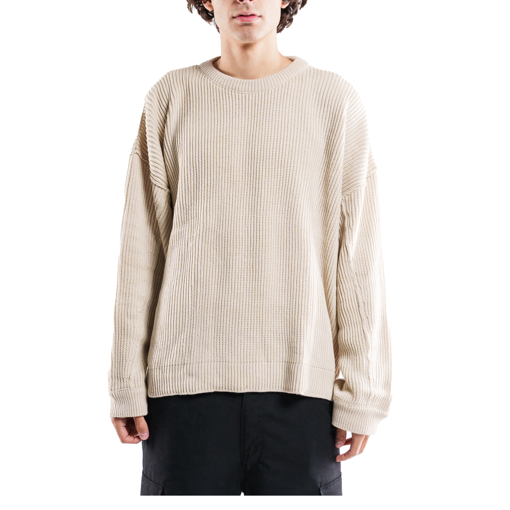 SIGHT Cream Knit Sweater