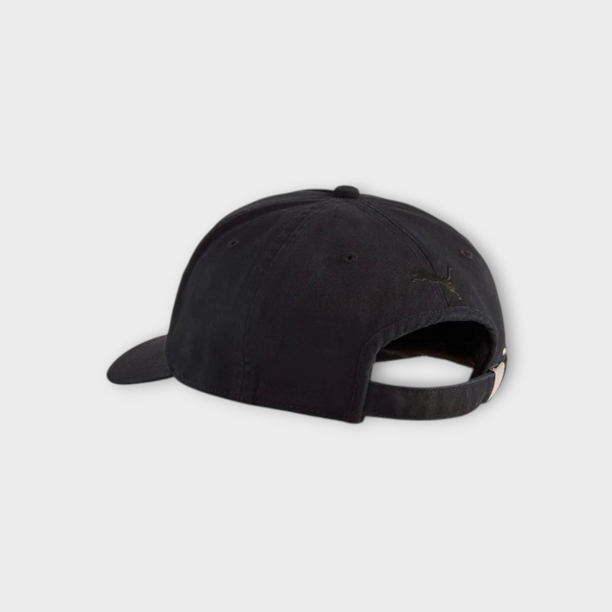 Drop PUMA x REPRESENT black baseball cap with adjustable strap and embroidered logo on the back