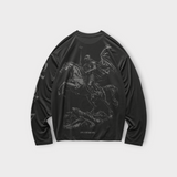 247 Knight Long sleeve Tee Jet Black