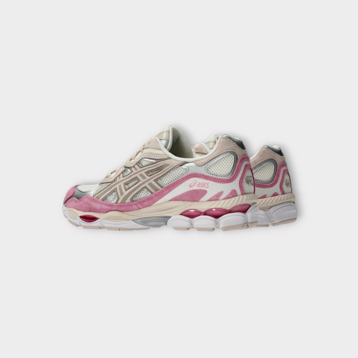Asics GEL NYC Cream / Mineral Beige / Pink, view 5