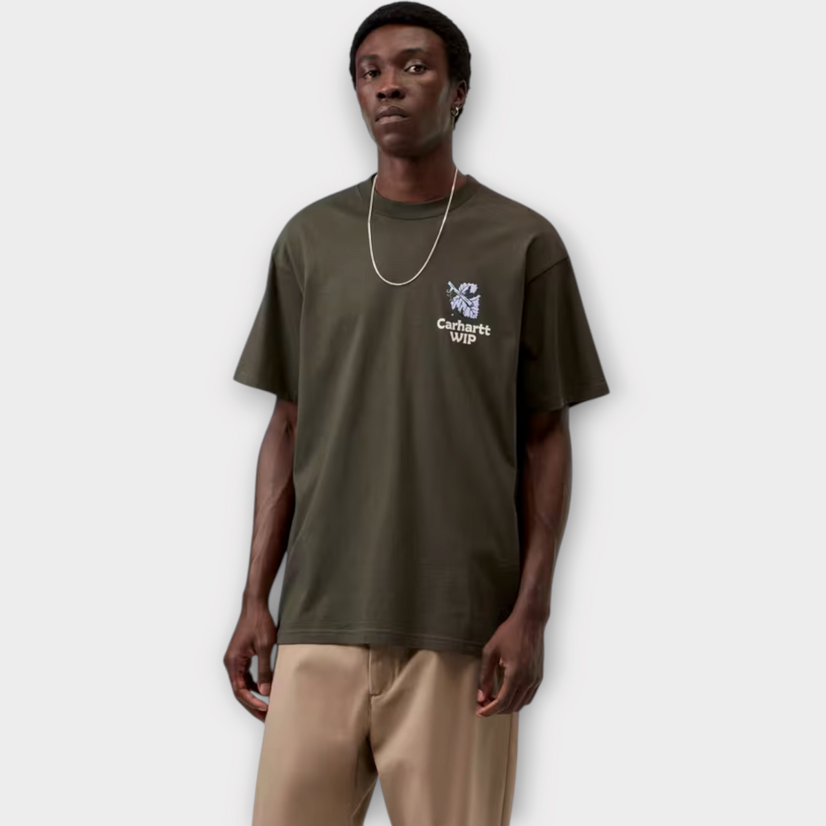 Carhartt WIP S/S Grape Picker Tee Cypress, view 3